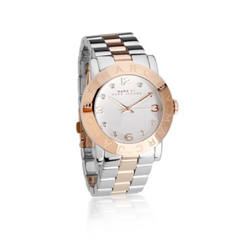 ‼️⬇️Marc By Marc Jacobs steel and rose gold watch